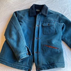 Self Edge / Studio D’Artisan. a hard washed indigo dyed sashiko jacket.